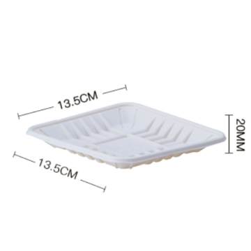 Biodegradable food packaging tray for sale Biodegradable storage fruit defrosting food plastic tray